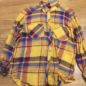 This is a yellow flannel from sears new